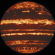 A new infrared view of Jupiter.